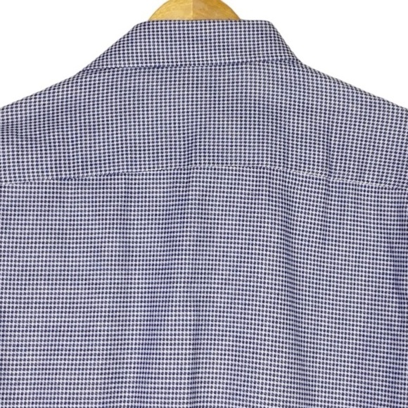 NEW Stitch Note Gingham Plaid Egyptian Cotton Shirt - Picture 5 of 8